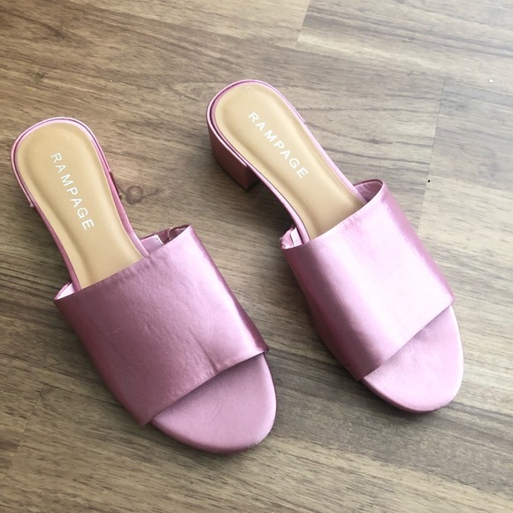 Pink Heeled Sandals - Picture 2 of 3